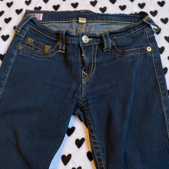 True Religion Low Waisted Skinny Jeans - Picture 2 of 4